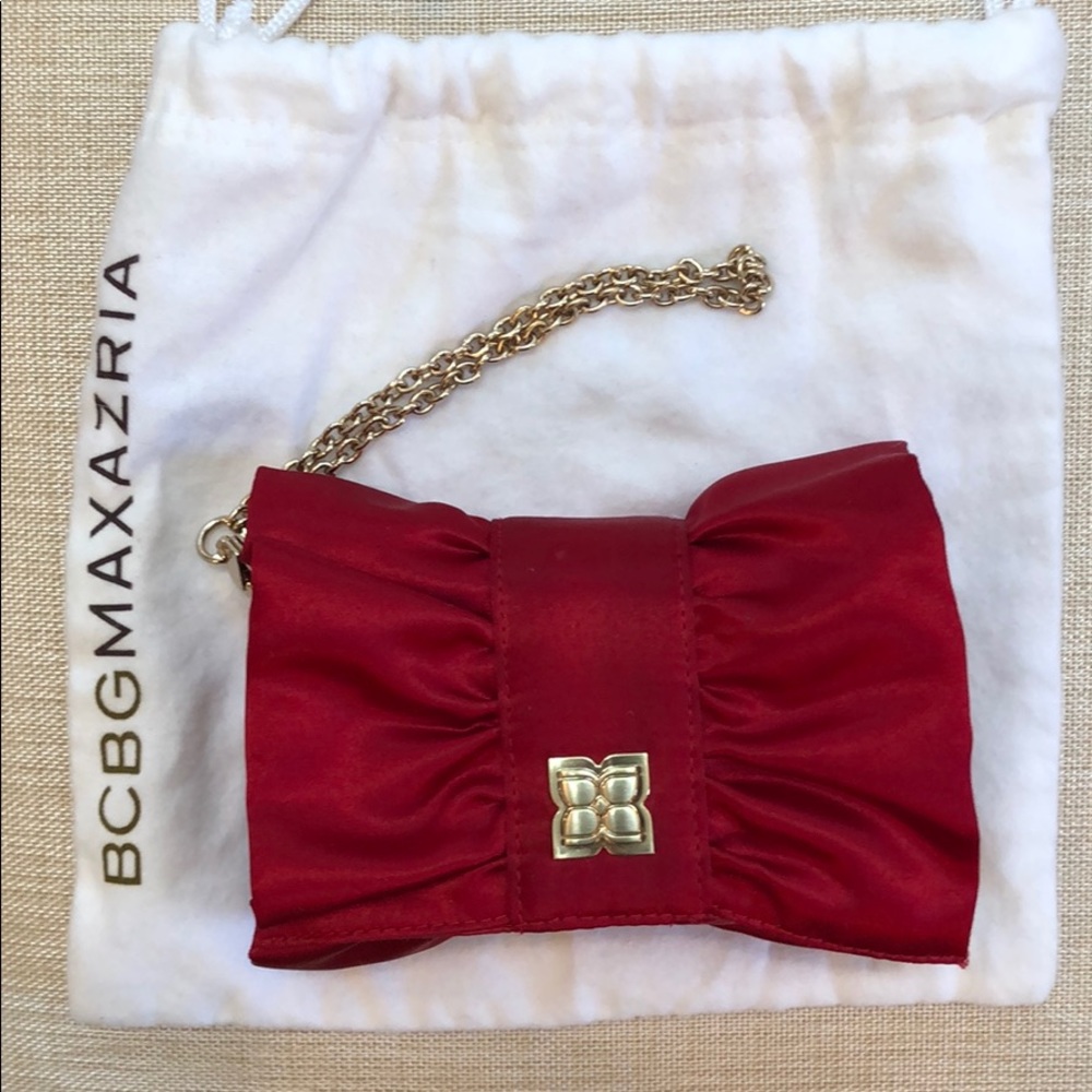BCBG Red Wristlet